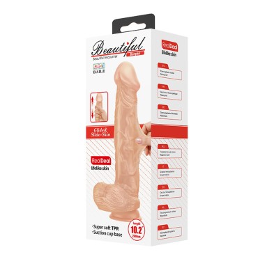 Duże realistyczne dildo penis z przyssawką  26cm